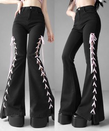me+em select｜ミームセレクトのデニムパンツ（フレア・ブーツカット