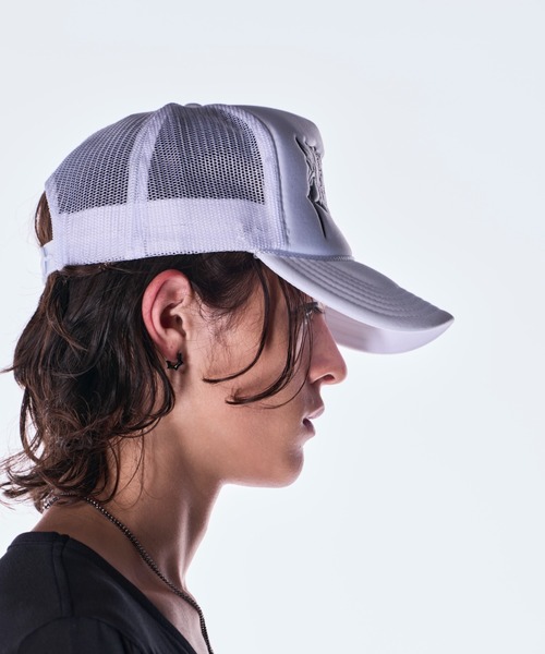kiryuyrik（キリュウキリュウ）の「kiryuyrik/キリュウキリュウ/Mesh Cap（キャップ・メンズ・ブラック×ホワイト/ブラック×ブラック/ホワイト×ブラック・2/1）」の4枚目の写真