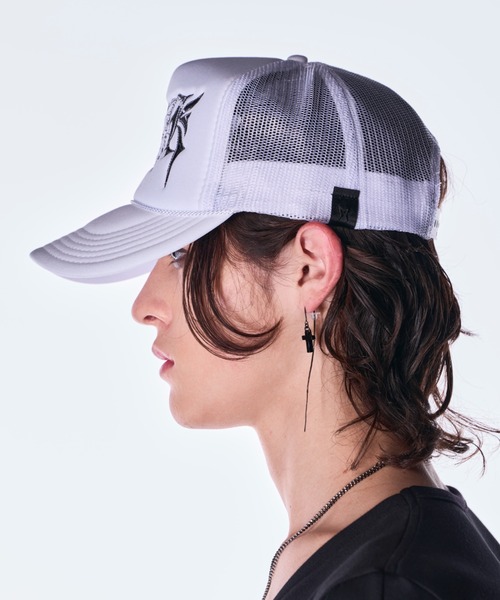 kiryuyrik（キリュウキリュウ）の「kiryuyrik/キリュウキリュウ/Mesh Cap（キャップ・メンズ・ブラック×ホワイト/ブラック×ブラック/ホワイト×ブラック・2/1）」の6枚目の写真