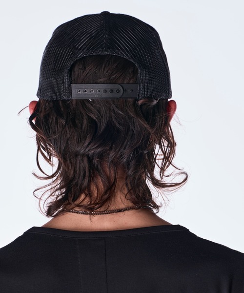 kiryuyrik（キリュウキリュウ）の「kiryuyrik/キリュウキリュウ/Mesh Cap（キャップ・メンズ・ブラック×ホワイト/ブラック×ブラック/ホワイト×ブラック・2/1）」の8枚目の写真
