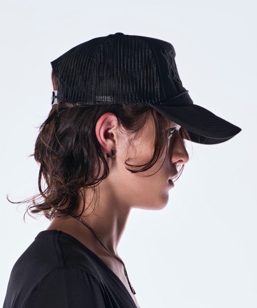kiryuyrik（キリュウキリュウ）の「kiryuyrik/キリュウキリュウ/Mesh Cap（キャップ・メンズ・ブラック×ホワイト/ブラック×ブラック/ホワイト×ブラック・2/1）」の10枚目の写真