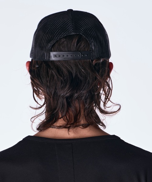 kiryuyrik（キリュウキリュウ）の「kiryuyrik/キリュウキリュウ/Mesh Cap（キャップ・メンズ・ブラック×ホワイト/ブラック×ブラック/ホワイト×ブラック・2/1）」の11枚目の写真