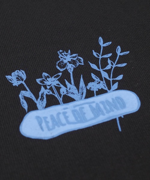 ONEXONE(ワンフォーワン)の「【ONEXONE/ワンフォーワン】PEACE LONG SLEEVE T-SHIRTS(Tシャツ/カットソー・メンズ・グレイッシュベージュ/ブラック・MEDIUM/LARGE)」の17枚目の写真