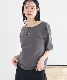 【接触冷感】バックデザインカットプルオーバー