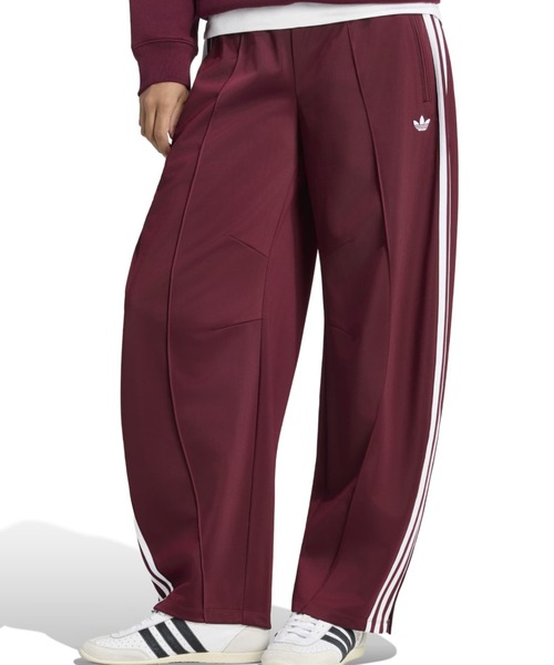 adidas(アディダス)の「adidas FIREBIRD BARREL TRACK PANTS / アディダス ファイヤーバード バレル トラックパンツ(その他パンツ・レディース・バーガンディー・S/L/M)」の1枚目の写真