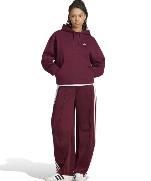 adidas(アディダス)の「adidas FIREBIRD BARREL TRACK PANTS / アディダス ファイヤーバード バレル トラックパンツ(その他パンツ・レディース・バーガンディー・S/L/M)」の9枚目の写真