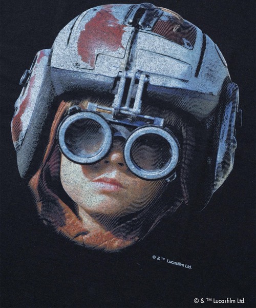 VARIEGATOR(ヴァリゲイター)の「VARIEGATOR / ヴァリゲイター Anakin Skywalker #2 /Tee(Tシャツ/カットソー・レディース・ブラック・MEDIUM/LARGE)」の2枚目の写真