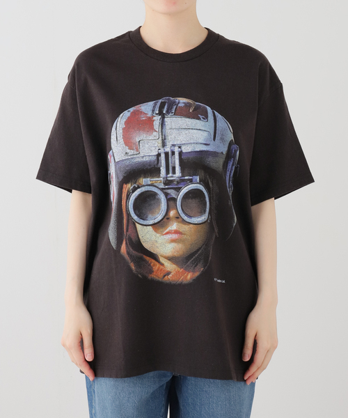 VARIEGATOR(ヴァリゲイター)の「VARIEGATOR / ヴァリゲイター Anakin Skywalker #2 /Tee(Tシャツ/カットソー・レディース・ブラック・MEDIUM/LARGE)」の6枚目の写真