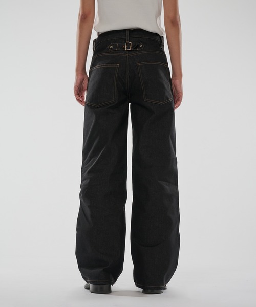 WISH FOR EVER(ウィッシュフォーエバー)の「COOL TOUCH BUTTON FLY DENIM/クールタッチボタンフライデニム(デニムパンツ・メンズ・ブラック・SMALL/MEDIUM/LARGE)」の9枚目の写真