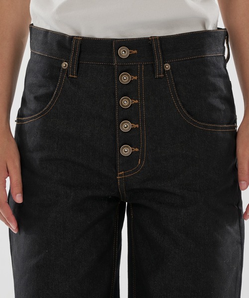 WISH FOR EVER(ウィッシュフォーエバー)の「COOL TOUCH BUTTON FLY DENIM/クールタッチボタンフライデニム(デニムパンツ・メンズ・ブラック・SMALL/MEDIUM/LARGE)」の13枚目の写真