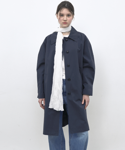 SO IR(ソイール)の「HALF TRENCH COAT - CHARCOAL(トレンチコート・レディース・その他・FREE)」の1枚目の写真