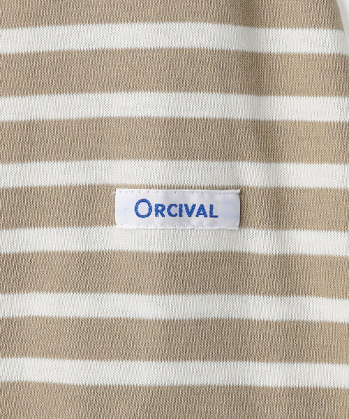 ORCIVAL（オーシバル）の「ORCIVAL | コットン ボートネックボーダーTシャツ WOMEN（Tシャツ/カットソー・レディース・ベージュ系その他/ブラウン系その他/グリーン系その他・1）」の9枚目の写真