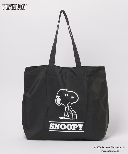 LOWRYS FARM（ローリーズファーム）の「【SNOOPY】トートBAG　660762/GOODS（トートバッグ・レディース・ベージュ/ピンク/ブラック・FREE）」の9枚目の写真