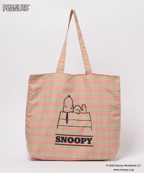LOWRYS FARM（ローリーズファーム）の「【SNOOPY】トートBAG　660762/GOODS（トートバッグ・レディース・ベージュ/ピンク/ブラック・FREE）」の10枚目の写真