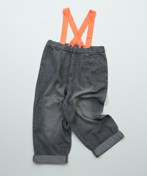 MARKEY'S（マーキーズ）の「デニムエヴォルブサロペット（デニムパンツ・キッズ・ブルー/ブラック・90/130/100/140/110/150/120）」の2枚目の写真