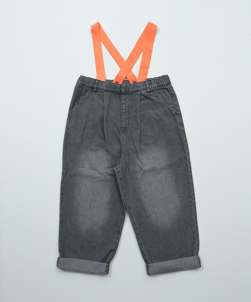MARKEY'S（マーキーズ）の「デニムエヴォルブサロペット（デニムパンツ・キッズ・ブルー/ブラック・90/130/100/140/110/150/120）」の9枚目の写真