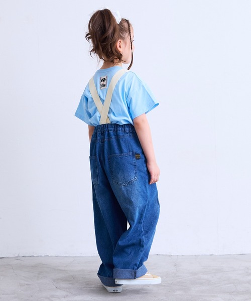 MARKEY'S（マーキーズ）の「デニムエヴォルブサロペット（デニムパンツ・キッズ・ブルー/ブラック・90/130/100/140/110/150/120）」の8枚目の写真