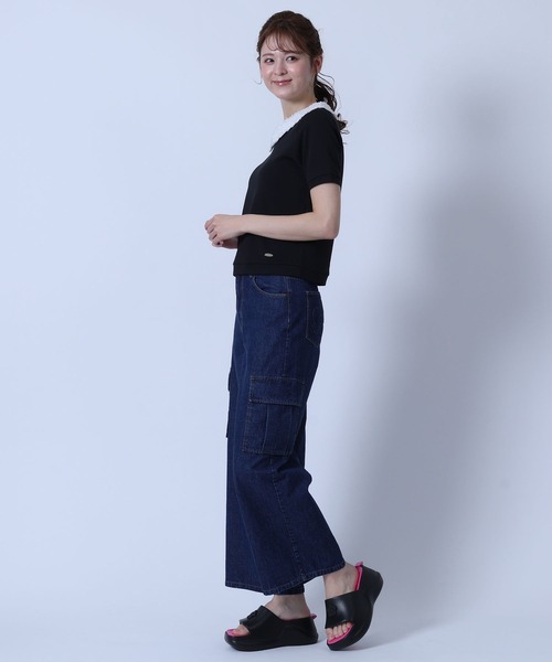 MARY QUANT(マリークワント)の「デイジーポイントEVA サンダル(サンダル・レディース・ブラック/アイボリー・L/M/S)」の3枚目の写真