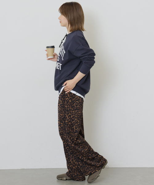 JOURNAL STANDARD relume(ジャーナルスタンダード レリューム)の「レオパードプリントパンツ(その他パンツ・レディース・ブラウン/ブラック・36/38)」の12枚目の写真