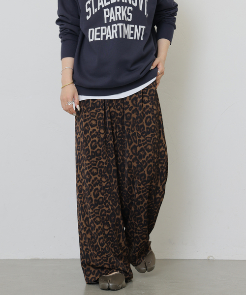 JOURNAL STANDARD relume(ジャーナルスタンダード レリューム)の「レオパードプリントパンツ(その他パンツ・レディース・ブラウン/ブラック・36/38)」の14枚目の写真