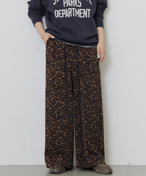 JOURNAL STANDARD relume(ジャーナルスタンダード レリューム)の「レオパードプリントパンツ(その他パンツ・レディース・ブラウン/ブラック・36/38)」の16枚目の写真