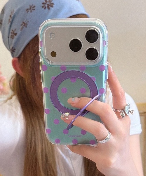 Fun & Daily(ファンアンドデイリー)の「Color Dot iPhone 17 Pro ProMax Case(スマホケース/カバー・レディース・ブルーグリーン/グリーン/ブルー/オレンジ・iPhone 17 Pro/iPhone 17/iPhone 17 Pro Max/iPhone 16 Pro/iPhone 16/iPhone 16 Pro Max)」の5枚目の写真