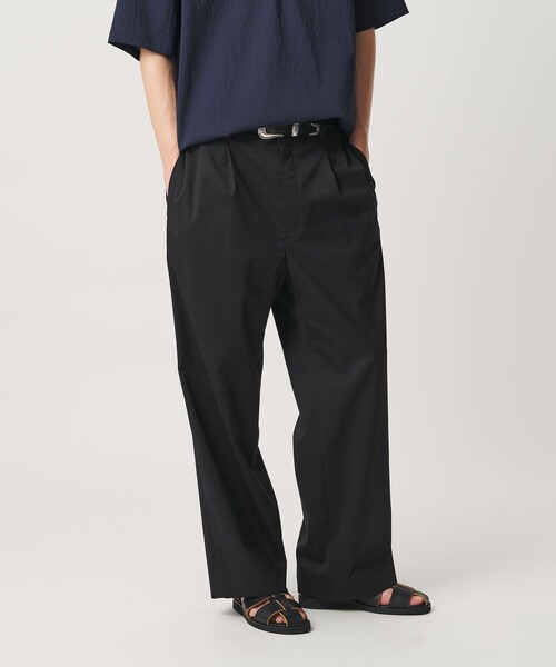 BEAUTY&YOUTH UNITED ARROWS(ビューティーアンドユースユナイテッドアローズ)の「トロピカル ワイド テーパード スラックス NO.9 ウォッシャブル(スラックス・メンズ・ダークグレー/その他1/ブラック・M/S/XL/L)」の1枚目の写真