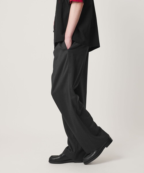 BEAUTY&YOUTH UNITED ARROWS(ビューティーアンドユースユナイテッドアローズ)の「トロピカル ワイド テーパード スラックス NO.9 ウォッシャブル(スラックス・メンズ・ダークグレー/その他1/ブラック・M/S/XL/L)」の4枚目の写真