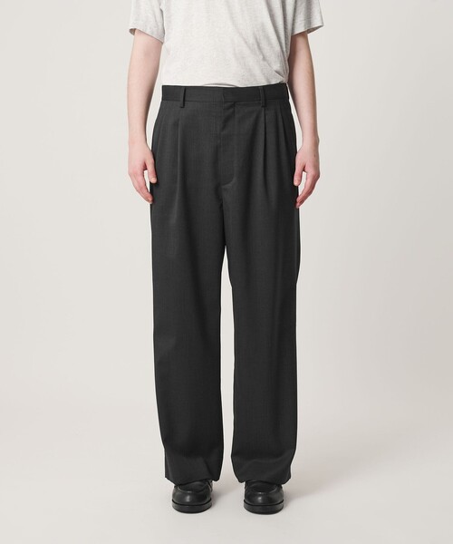 BEAUTY&YOUTH UNITED ARROWS(ビューティーアンドユースユナイテッドアローズ)の「トロピカル ワイド テーパード スラックス NO.9 ウォッシャブル(スラックス・メンズ・ダークグレー/その他1/ブラック・M/S/XL/L)」の8枚目の写真