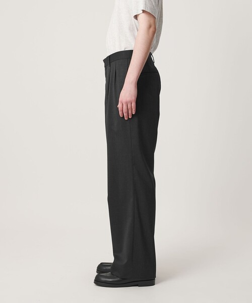 BEAUTY&YOUTH UNITED ARROWS(ビューティーアンドユースユナイテッドアローズ)の「トロピカル ワイド テーパード スラックス NO.9 ウォッシャブル(スラックス・メンズ・ダークグレー/その他1/ブラック・M/S/XL/L)」の9枚目の写真