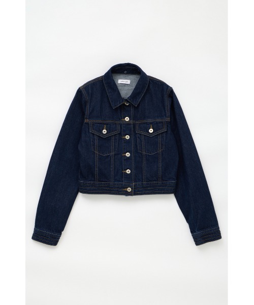 LAGUA GEM(ラグアジェム)の「STITCH COMPACT DENIM ジャケット(デニムジャケット・レディース・ブルー/ブラック・SMALL/MEDIUM)」の3枚目の写真