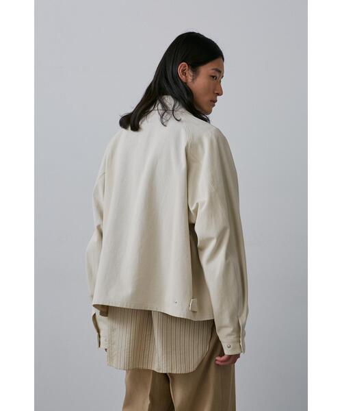 YLEVE(イレーヴ)の「YLEVE / COTTON LINEN TWILL BZ(ブルゾン・メンズ・ベージュ/グレー・5/3/4)」の5枚目の写真