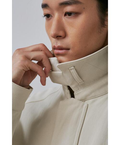 YLEVE(イレーヴ)の「YLEVE / COTTON LINEN TWILL BZ(ブルゾン・メンズ・ベージュ/グレー・5/3/4)」の8枚目の写真