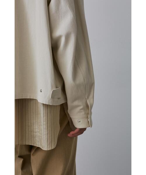 YLEVE(イレーヴ)の「YLEVE / COTTON LINEN TWILL BZ(ブルゾン・メンズ・ベージュ/グレー・5/3/4)」の10枚目の写真