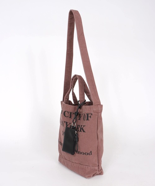 Three Four Time(スリーフォータイム)の「【casselini】WASHED LOGOBAG(トートバッグ・レディース・レオパード/ブラウン/グレー・FREE)」の20枚目の写真