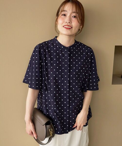 WEB限定: мытые/двойной манжет‑кабар — Dotte Keepsleeve Blouse (онлайн‑эксклюзив)