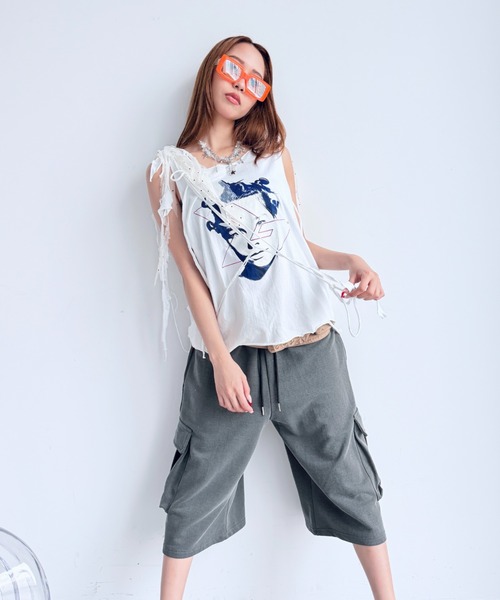 Y2K SYNAPSE FACTORY(ワイツーケー シナプスファクトリー)の「【SYNOVA】wellリメイクトップス(Tシャツ/カットソー・レディース・その他1/その他2/その他3・FREE)」の14枚目の写真
