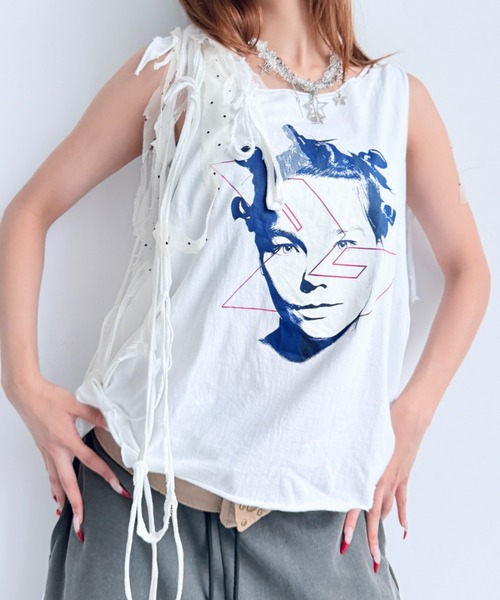 Y2K SYNAPSE FACTORY(ワイツーケー シナプスファクトリー)の「【SYNOVA】wellリメイクトップス(Tシャツ/カットソー・レディース・その他1/その他2/その他3・FREE)」の15枚目の写真