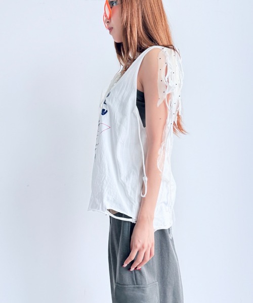 Y2K SYNAPSE FACTORY(ワイツーケー シナプスファクトリー)の「【SYNOVA】wellリメイクトップス(Tシャツ/カットソー・レディース・その他1/その他2/その他3・FREE)」の18枚目の写真