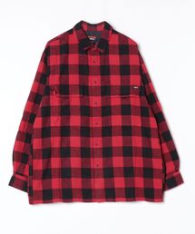 BUFFALO CHECK W PK SHIRT/バッファローチェック Wポケットシャツ