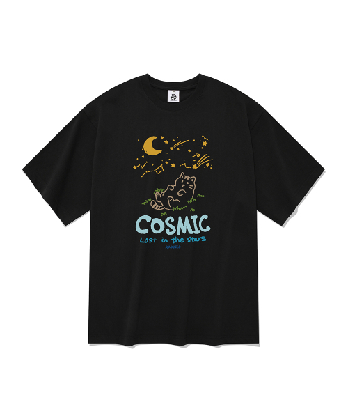 RADINEO(ラディネオ)の「コスミック 半袖Tシャツ ブラック(Tシャツ/カットソー・メンズ・その他・SMALL/MEDIUM/LARGE/X-LARGE)」の1枚目の写真