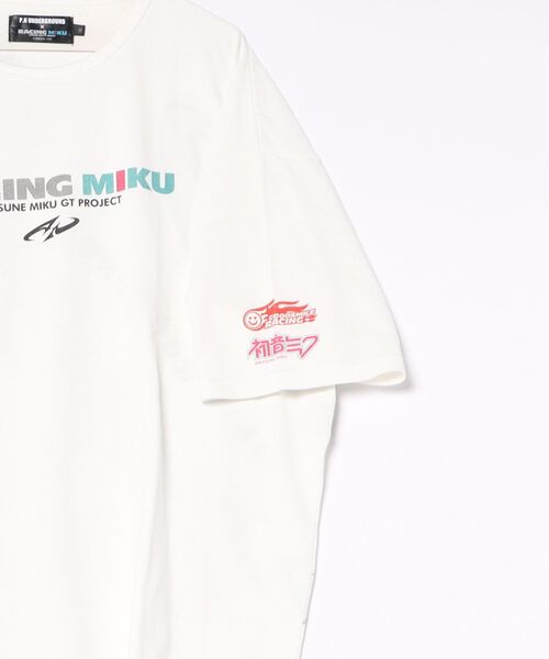 Sakka（サッカ）の「『初音ミク × UNDER GROUND』コラボレーションレーシングミクTEE（Tシャツ/カットソー・メンズ・ブラック/ホワイト・LARGE/MEDIUM）」の12枚目の写真