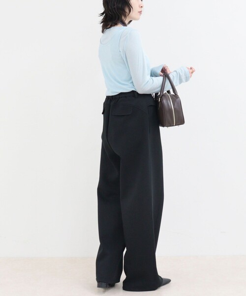 fredy emue(フレディエミュ)の「フラップデザインダンボールパンツ(その他パンツ・レディース・ブラック/グレー・38/36)」の6枚目の写真