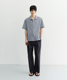 DUNST FOR MEN（ダンストフォーメン）の「CHECKED PAJAMA SHIRT_UNISEX_UDSH6B133_NAVY CHECK（シャツ/ブラウス）」
