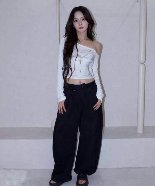 REINE NOIRE(レーヌノワール)の「lure fit tops. / ルアー フィット トップス(Tシャツ/カットソー・レディース・ホワイト・FREE)」の15枚目の写真