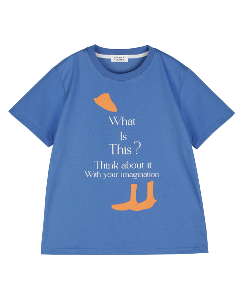 VLETI(ブレッティ)の「Duck Art Work Printing T-shirt (Blue)(Tシャツ/カットソー・レディース・ブルー・FREE)」の2枚目の写真