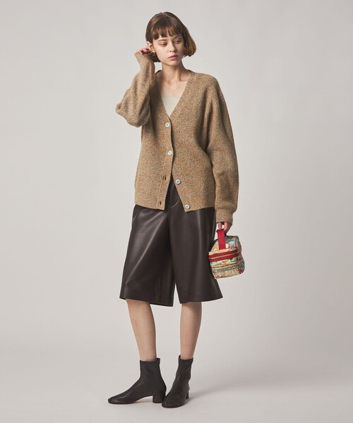 Steven Alan(スティーブンアラン)の「<Steven Alan>ウール ミックス ニット カーディガン(カーディガン/ボレロ・レディース・ネイビー/ブラウン・FREE)」の5枚目の写真