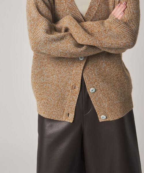 Steven Alan(スティーブンアラン)の「<Steven Alan>ウール ミックス ニット カーディガン(カーディガン/ボレロ・レディース・ネイビー/ブラウン・FREE)」の8枚目の写真