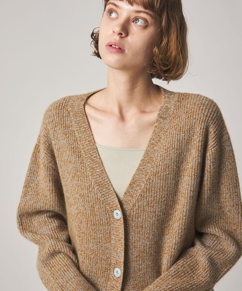 Steven Alan(スティーブンアラン)の「<Steven Alan>ウール ミックス ニット カーディガン(カーディガン/ボレロ・レディース・ネイビー/ブラウン・FREE)」の10枚目の写真