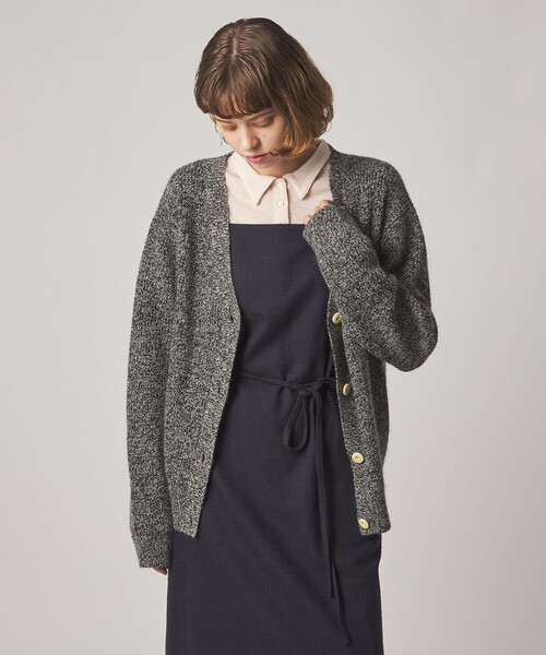 Steven Alan(スティーブンアラン)の「<Steven Alan>ウール ミックス ニット カーディガン(カーディガン/ボレロ・レディース・ネイビー/ブラウン・FREE)」の15枚目の写真